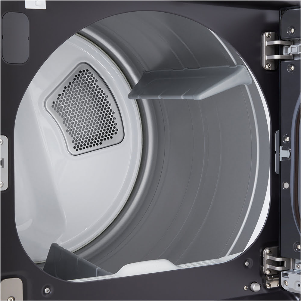 7.3 CuFt Smart Matte Black Electric Dryer with EasyLoad™ Door and AI Sensing - Image 2