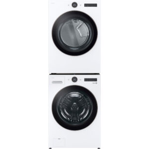 7.4 CuFt Smart Steam Sanitize White Gas Dryer with AI Sensor Dry & TurboSteam™ Technology