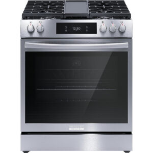 6.0 CuFt 5-Burner Slide-In Gas Range in Stainless Steel with Total Convection and Air Fry