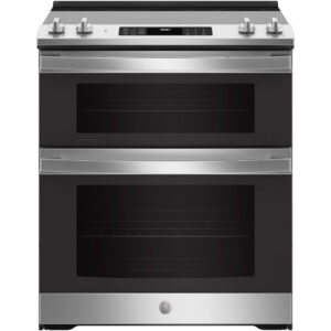 6.6 Cu-Ft Slide-In 5 Burners Convection Electric Range in Stainless Steel
