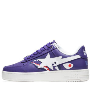 A Bathing Ape Bape Sta Shark #2 M2 - Purple/White
