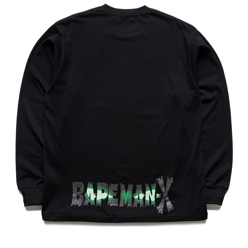 A Bathing Ape Bapeman-X L/S Tee - Black - Image 2