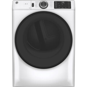 7.8 CuFt Smart Front Load White Gas Dryer with Sanitize Cycle