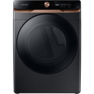 7.5 CuFt Smart Gas Dryer in Brushed Black with Sensor Dry