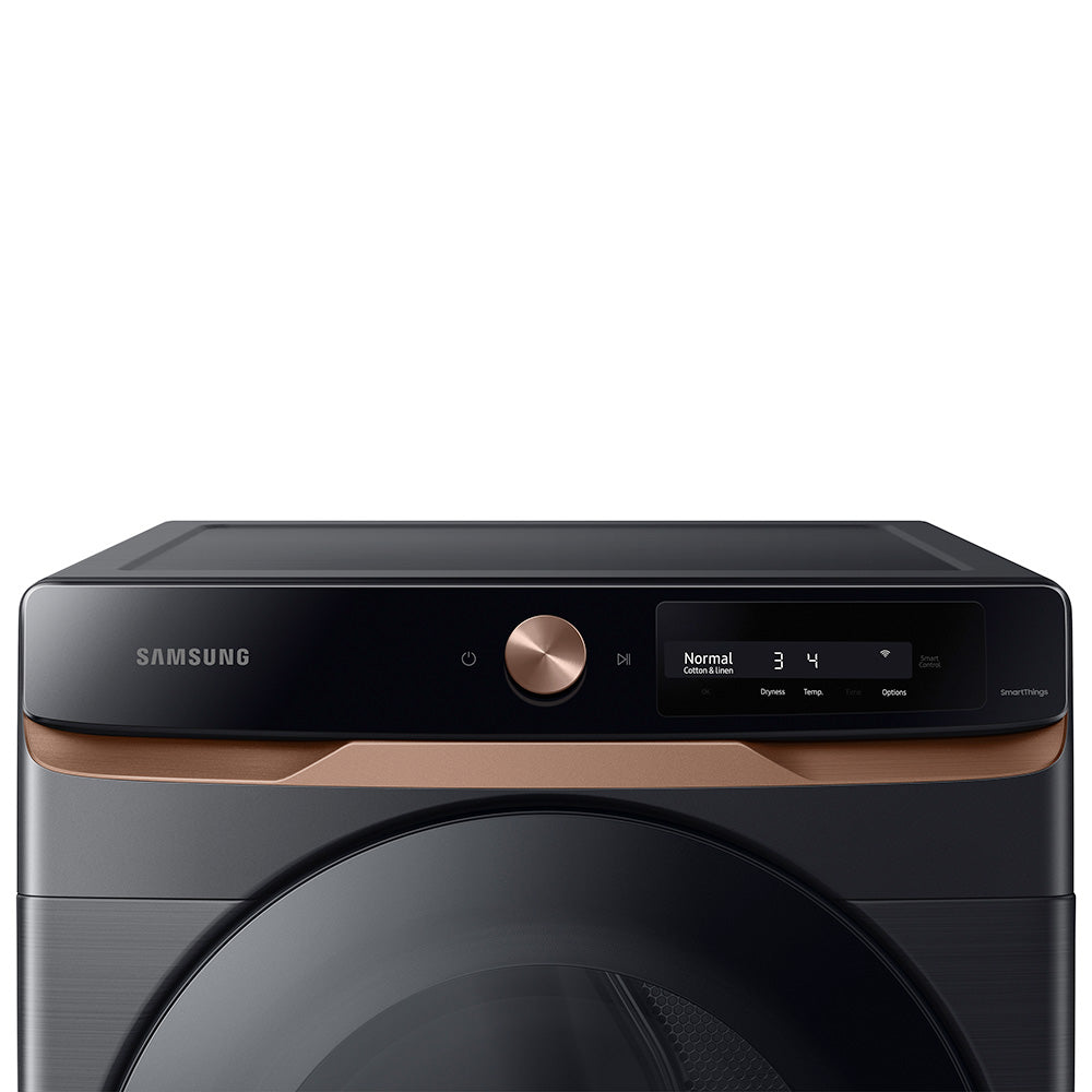 7.5 CuFt Smart Gas Dryer in Brushed Black with Sensor Dry - Image 7
