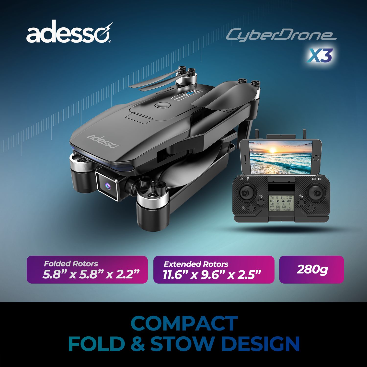 Adesso CyberDrone X3 - Image 5