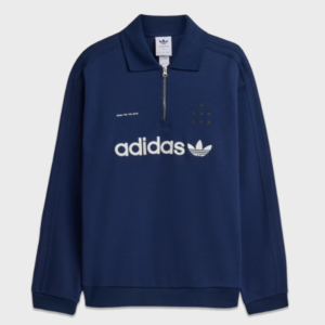 ADI008 Long Sleeve Polo - Night Indigo