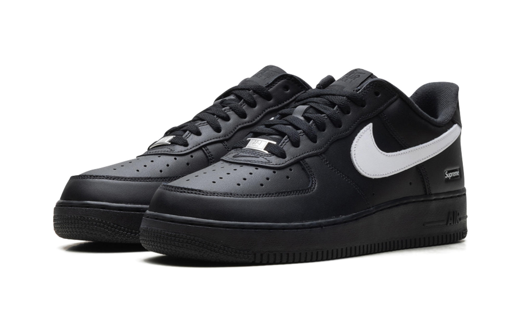 Air Force 1 Low "Supreme - Mini Box Logo Black / White" CU9225 002 - Image 2