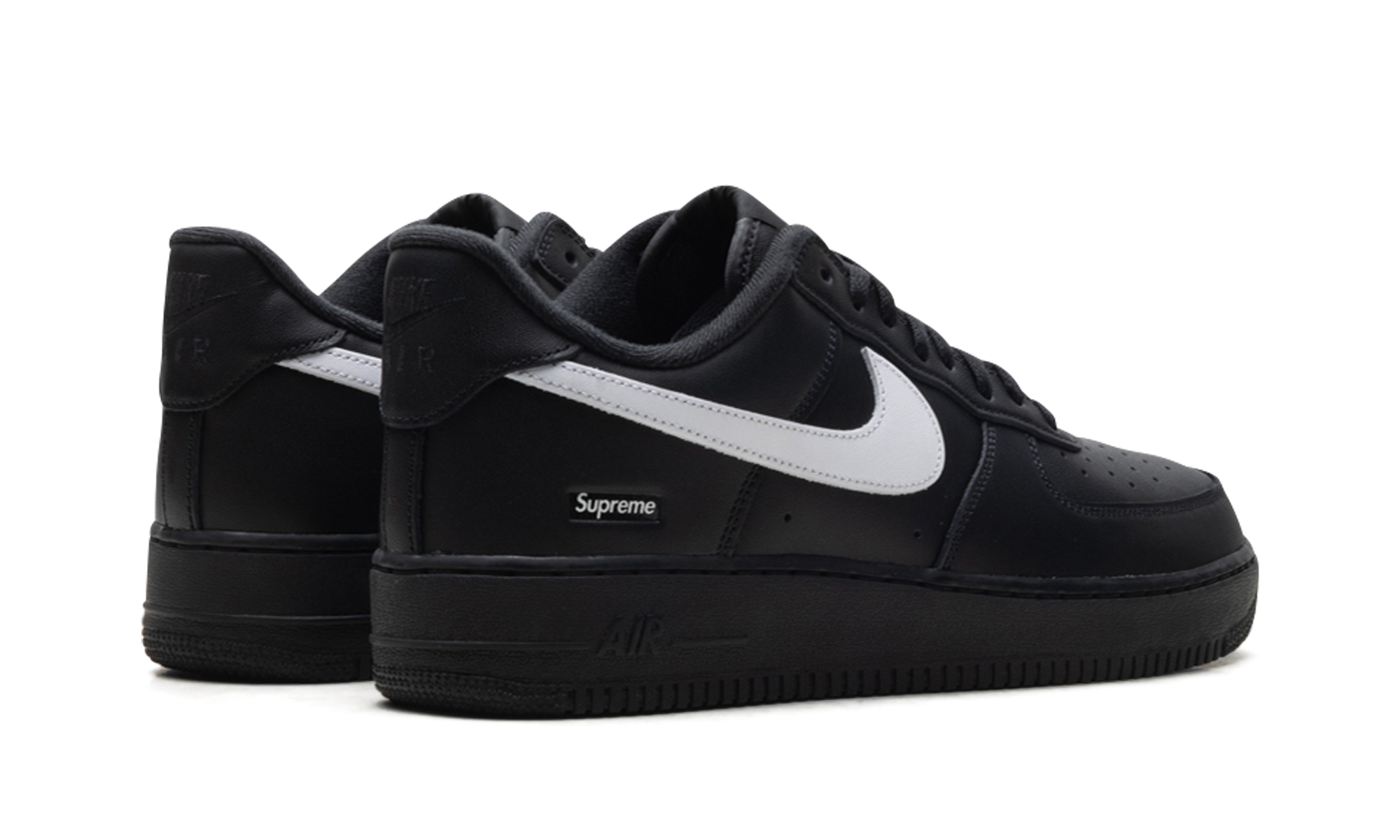 Air Force 1 Low "Supreme - Mini Box Logo Black / White" CU9225 002 - Image 3
