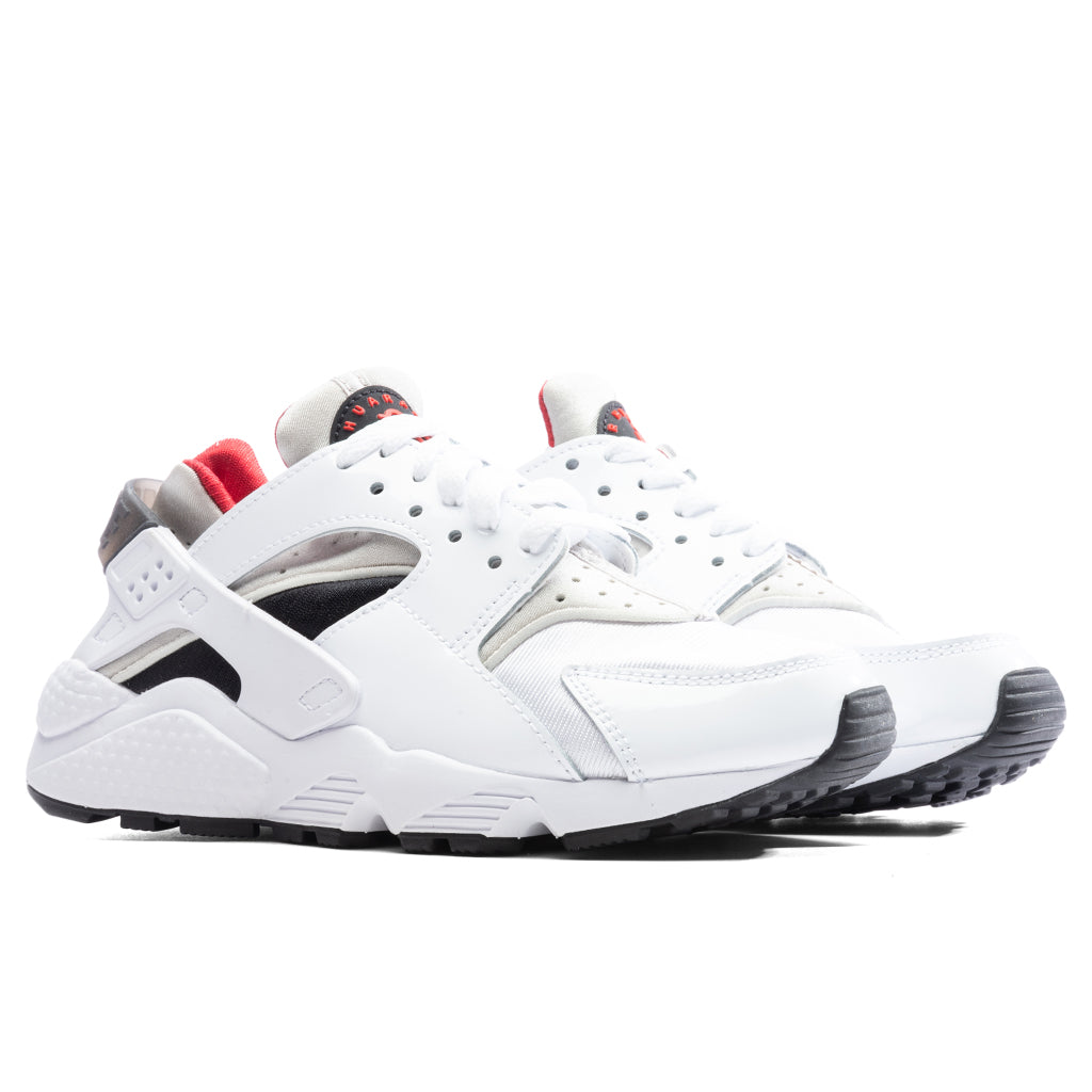 Air Huarache Women's - White/Black/Light Iron Ore/University Red - Image 2