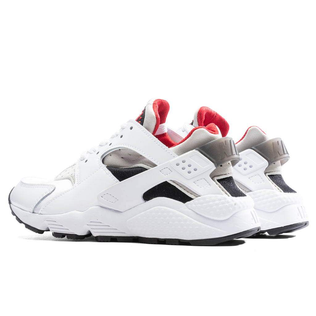 Air Huarache Women's - White/Black/Light Iron Ore/University Red - Image 3