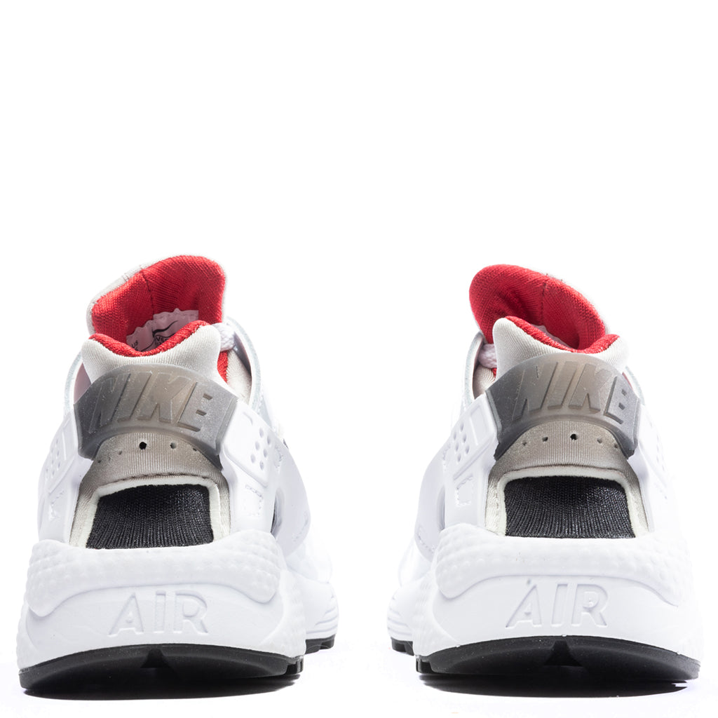 Air Huarache Women's - White/Black/Light Iron Ore/University Red - Image 4