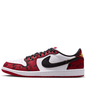 Air Jordan 1 Low OG 'Last Dance At The Garden' - Black/Varsity Red