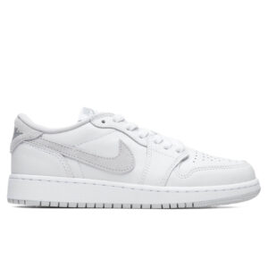 Air Jordan 1 Low OG (GS) - White/Neutral Grey