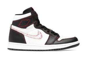 Air Jordan 1 High OG QS Defiant - White/Black/Gym Red/Tour Yellow
