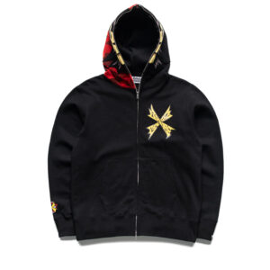 A Bathing Ape Bapeman-X Full Zip Hoodie - Black