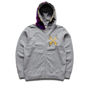 A Bathing Ape Bapeman-X Full Zip Hoodie - Gray