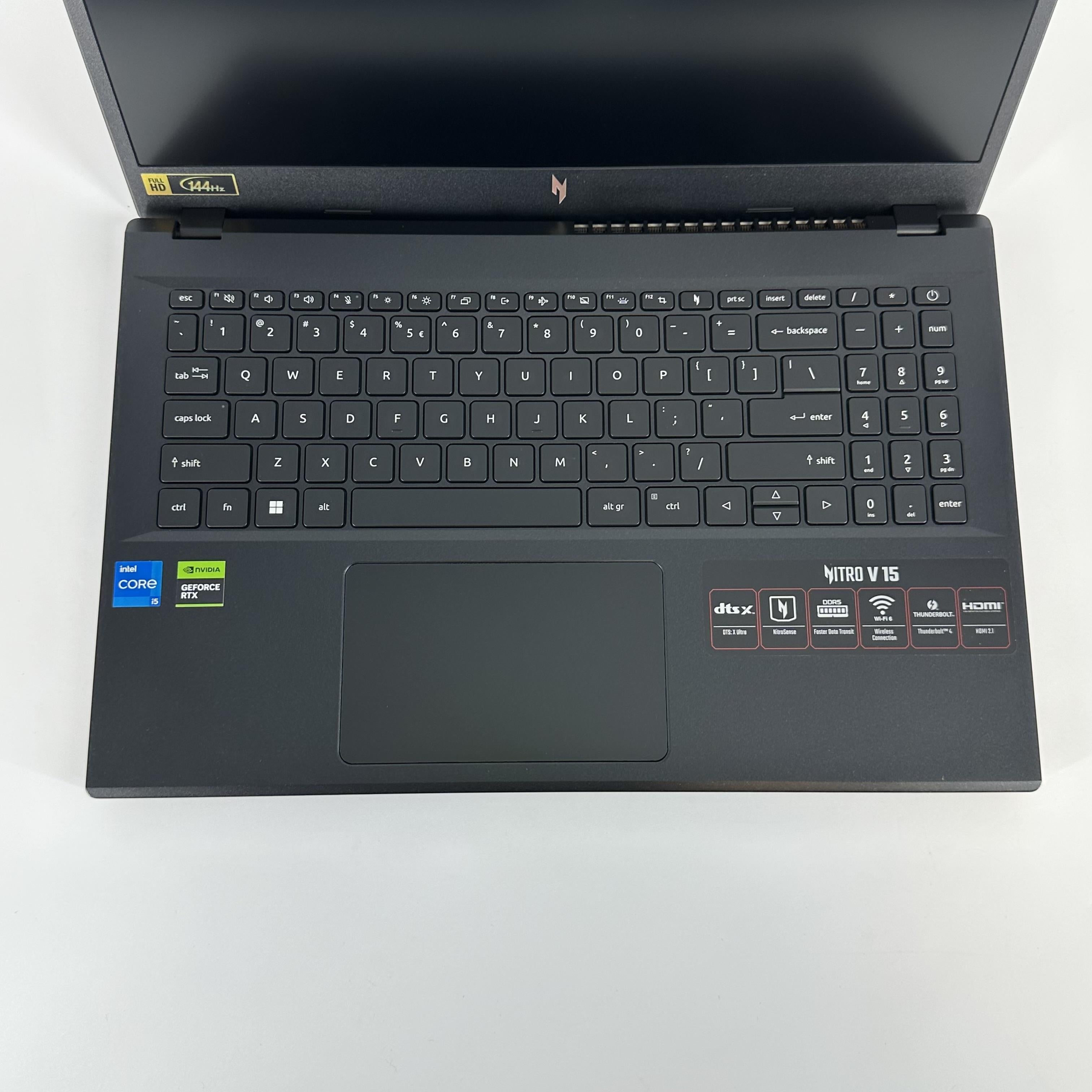 Acer Nitro V 15 Black 2.1 GHz Intel Core i5 13th Gen. 16GB RAM 2TB Solid State Drive NVIDIA GeForce RTX 4050 6 GB - Image 6