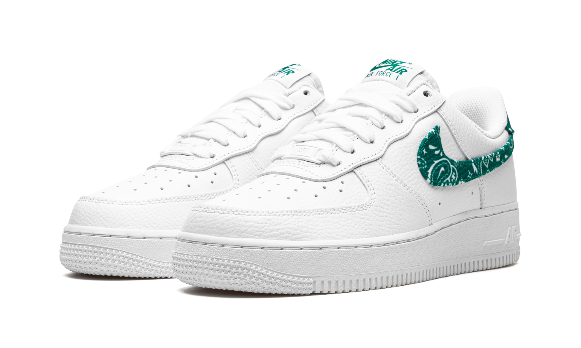 AIR FORCE 1 LO '07 ESSEN MNS WMNS "Green Paisley" DH4406 102 - Image 2