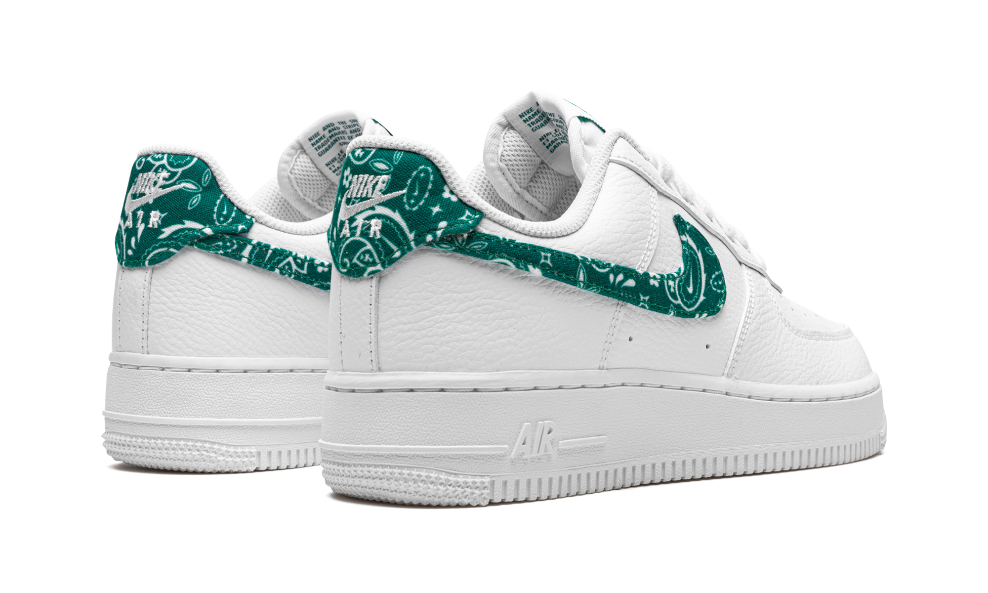 AIR FORCE 1 LO '07 ESSEN MNS WMNS "Green Paisley" DH4406 102 - Image 3