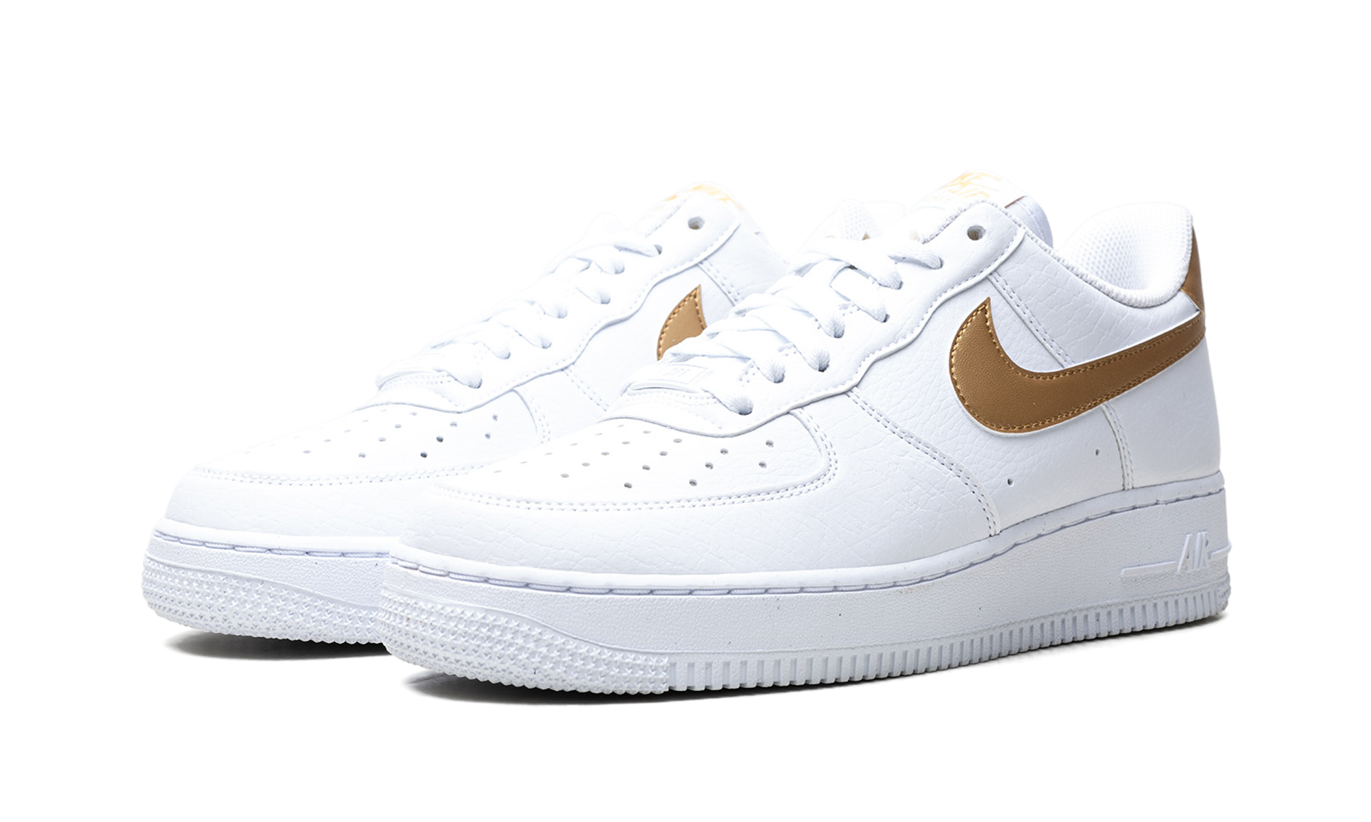 Air Force 1 Low '07 Next Nature Wmns "White / Metallic Gold" DC9486 114 - Image 2