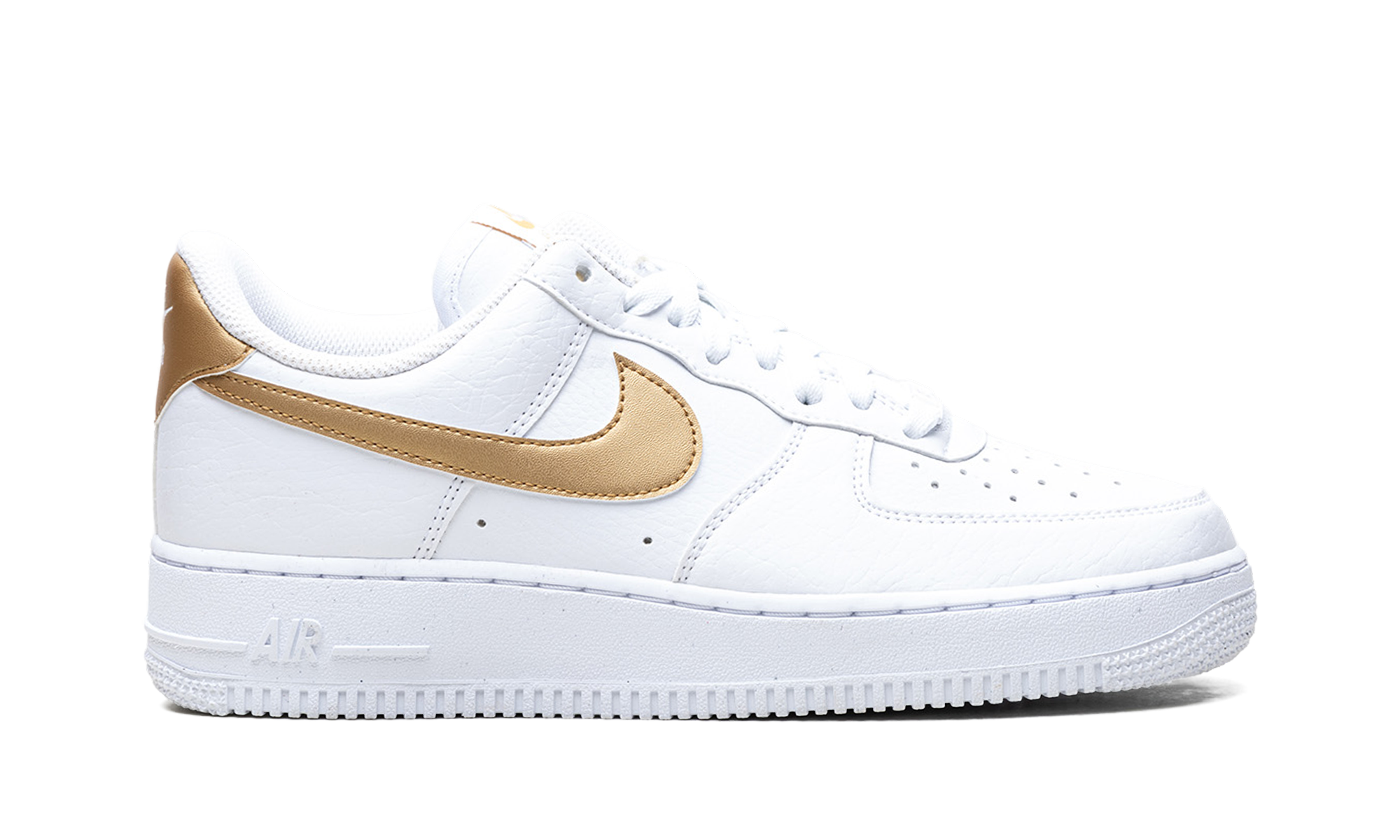 Air Force 1 Low '07 Next Nature Wmns "White / Metallic Gold" DC9486 114 - Image 6
