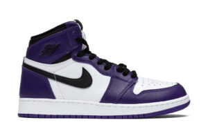 Air Jordan 1 Hi OG Court Purple (GS) - Court Purple/Black/White