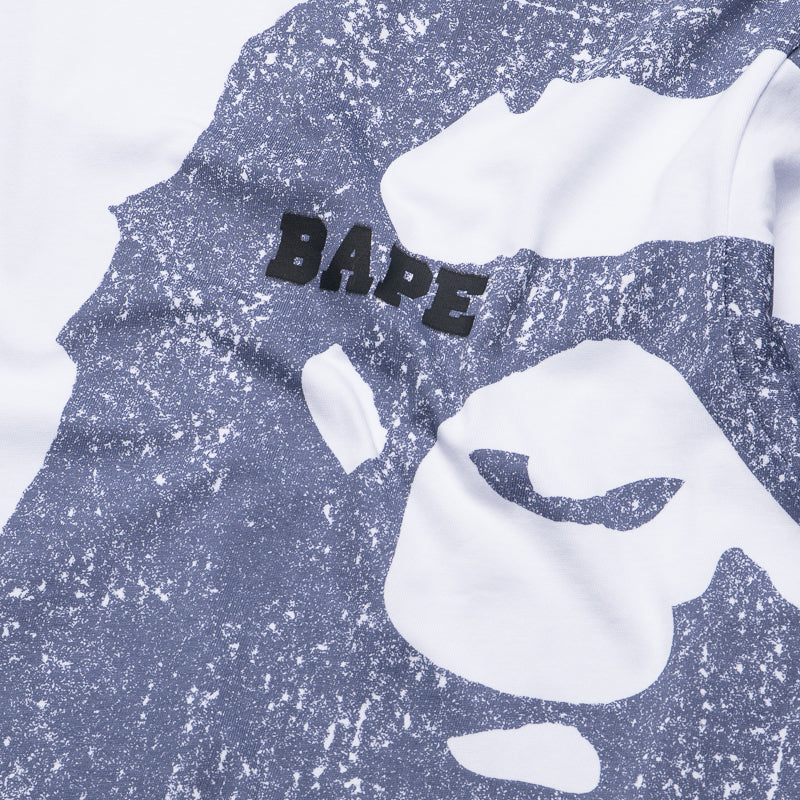 A Bathing Ape Water Print College Relaxed Tee - White - Image 3