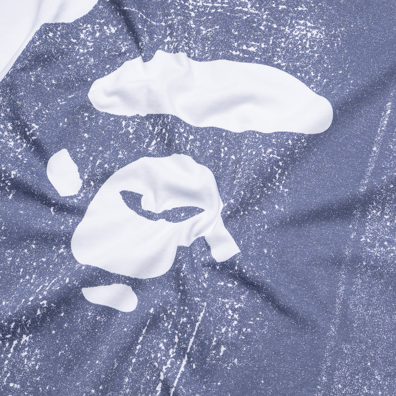 A Bathing Ape Water Print College Relaxed Tee - White - Image 4