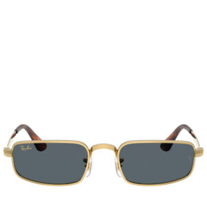 A$AP Rocky x Ray-Ban Bold Metals - Polished Arista Gold/Blue