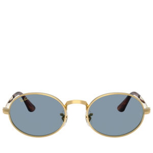 A$AP Rocky x Ray-Ban Bold Metals - Polished Arista Gold/Blue