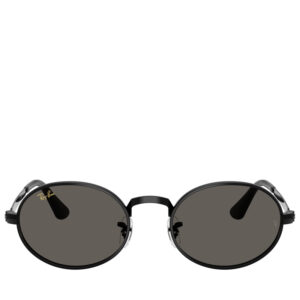 A$AP Rocky x Ray-Ban Bold Metals - Polished Black/Dark Gray