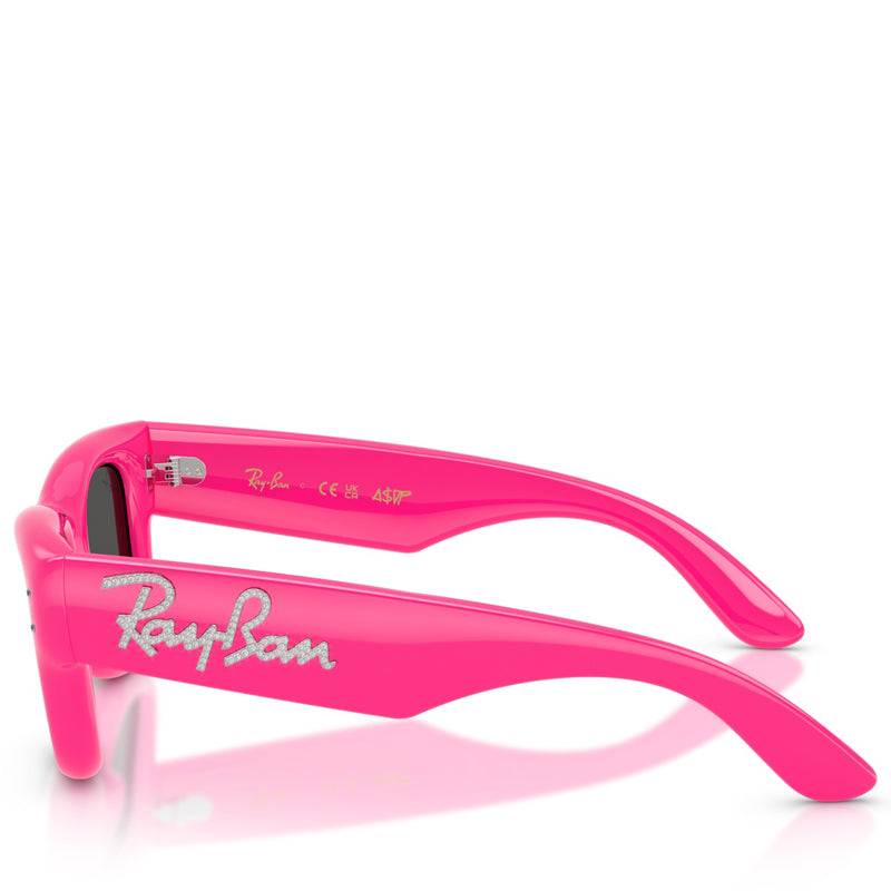 A$AP Rocky x Ray-Ban Wayfarer Puffer Crystal Edition - Polished Pink/Strass - Image 2