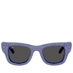 A$AP Rocky x Ray-Ban Wayfarer Puffer Crystal Pavé Edition - Polished Blue/Strass Pavé