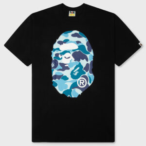 ABC Camo Big Ape Head Tee - Black/Blue