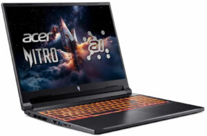Acer Nitro V 16 Black 4.3 GHz AMD Ryzen 5 230 16GB RAM 512GB Solid State Drive NVIDIA GeForce RTX 5050 8 GB