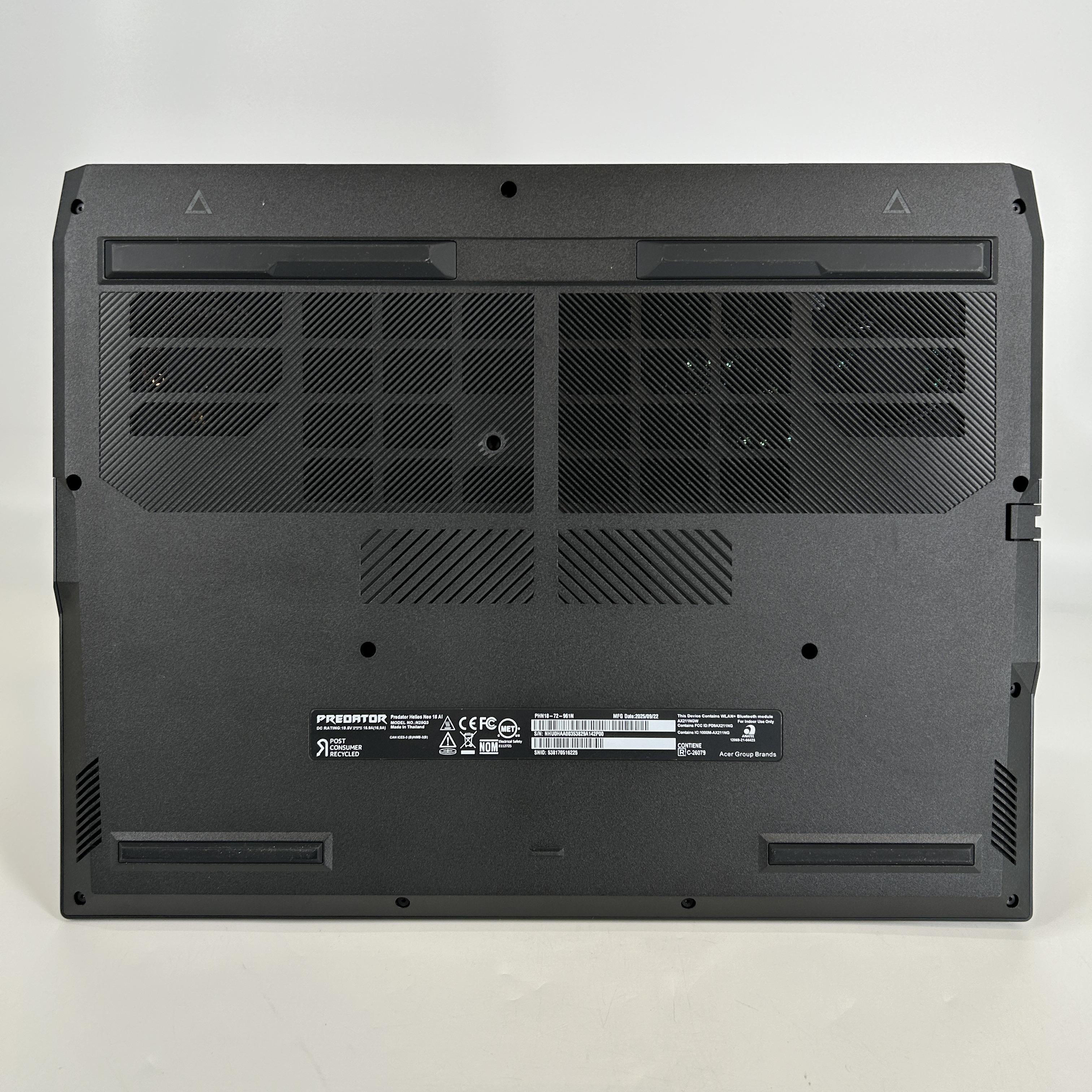 Acer Predator Helios Neo 18 AI 18 Blue 2.7 GHz Intel Core Ultra 9 Series 2 64GB RAM 2TB Solid State Drive NVIDIA GeForce RTX 5070 Ti 12 GB - Image 6