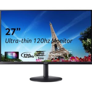Acer SB273 G0bi 27" Full HD 120Hz 1ms 16:9 Adaptive-Sync IPS Monitor, Black