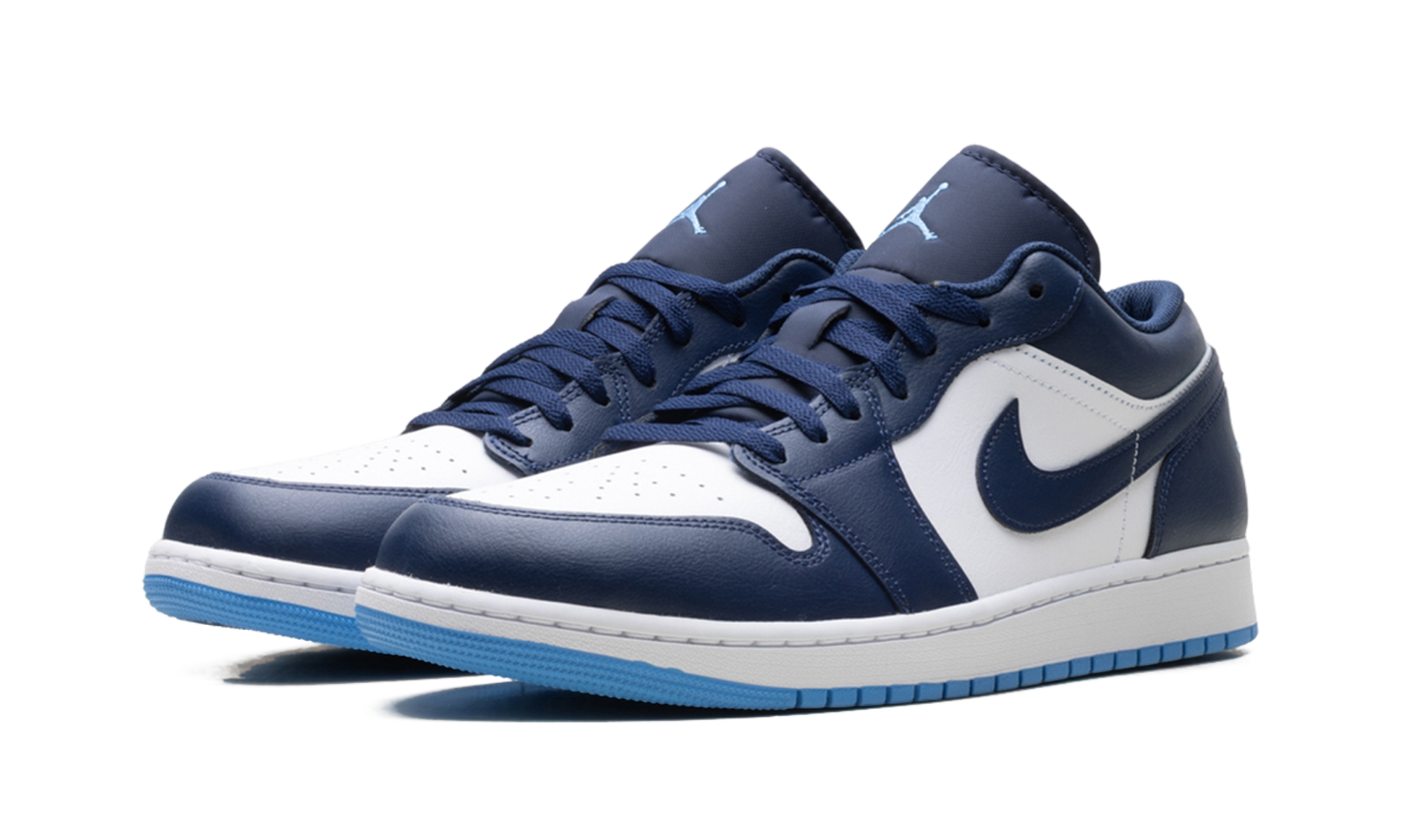 Air Jordan 1 Low "Midnight Navy / University Blue" 553558 404 - Image 2