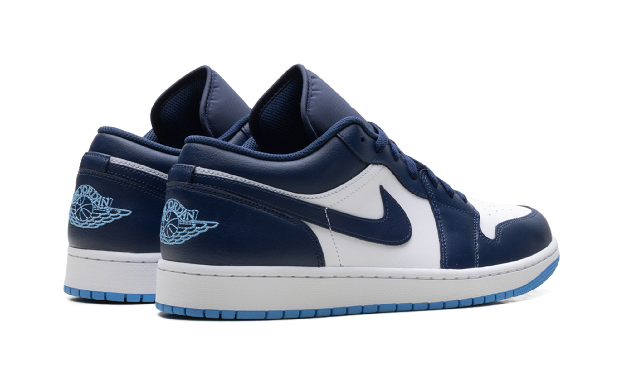 Air Jordan 1 Low "Midnight Navy / University Blue" 553558 404 - Image 3