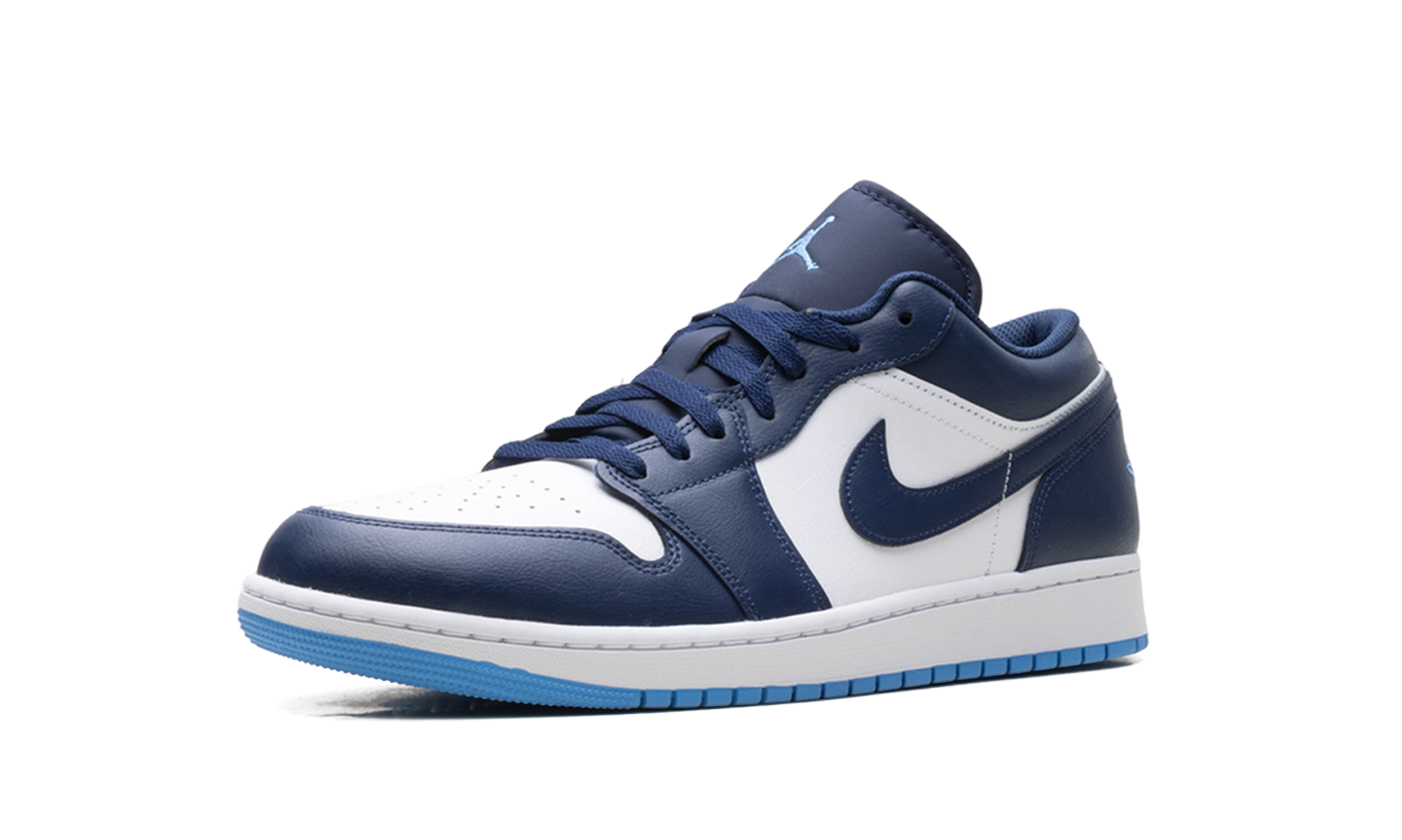 Air Jordan 1 Low "Midnight Navy / University Blue" 553558 404 - Image 4