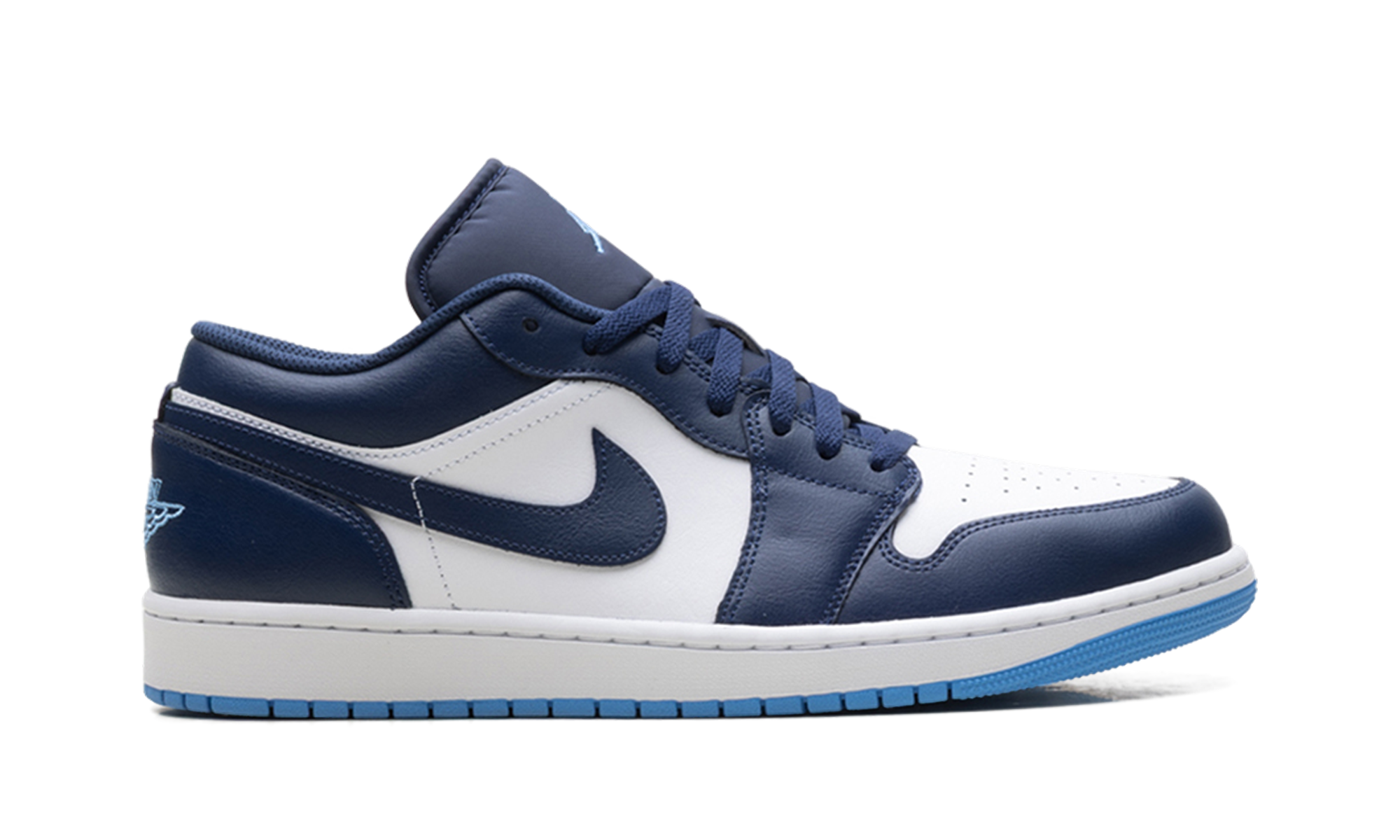 Air Jordan 1 Low "Midnight Navy / University Blue" 553558 404 - Image 6