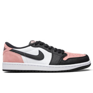 Air Jordan 1 Low OG - Black/Bleached Coral/White