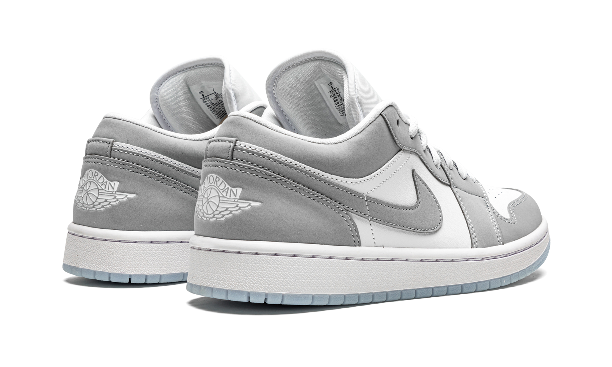 AIR JORDAN 1 LOW WMNS "White / Wolf Grey" DC0774 105 - Image 3