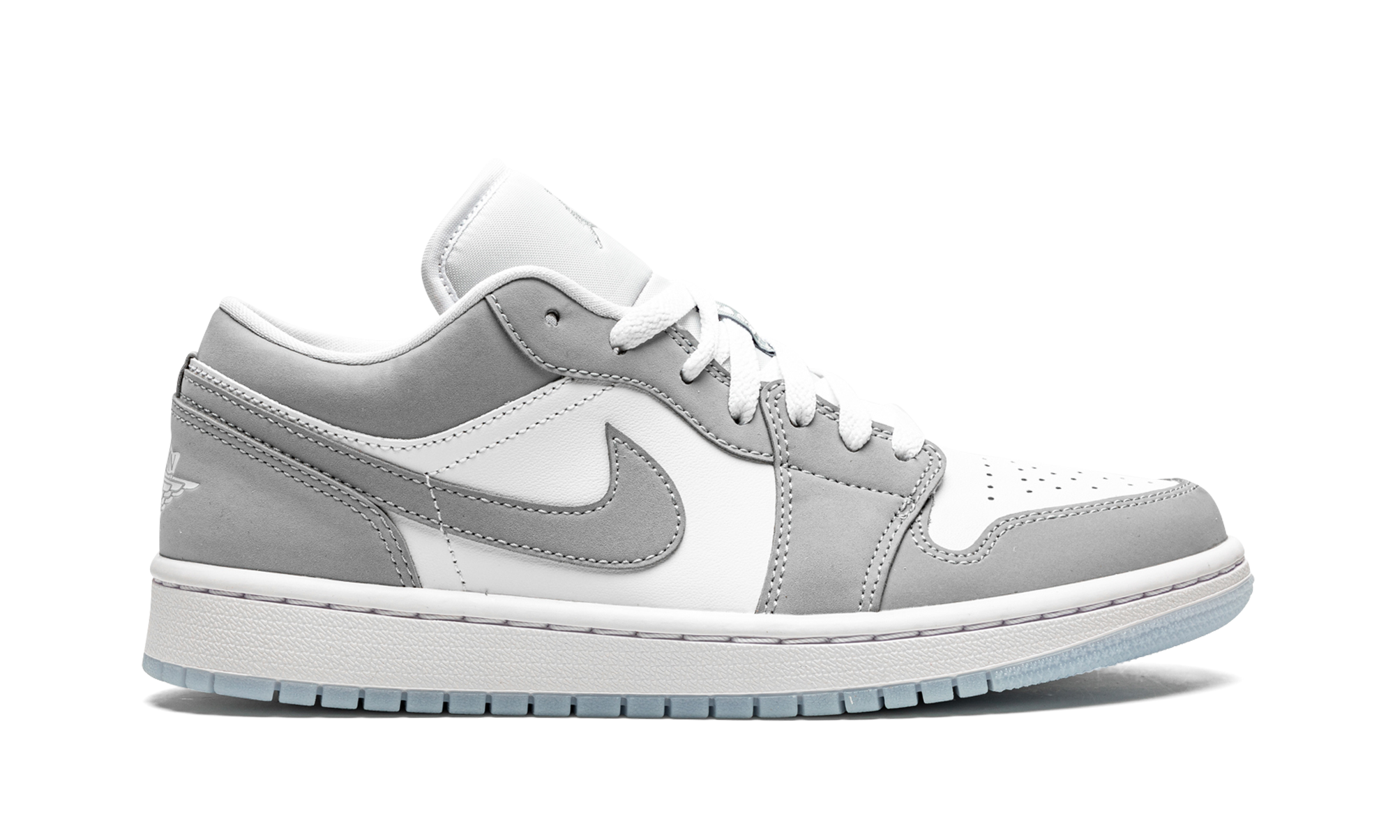 AIR JORDAN 1 LOW WMNS "White / Wolf Grey" DC0774 105 - Image 6
