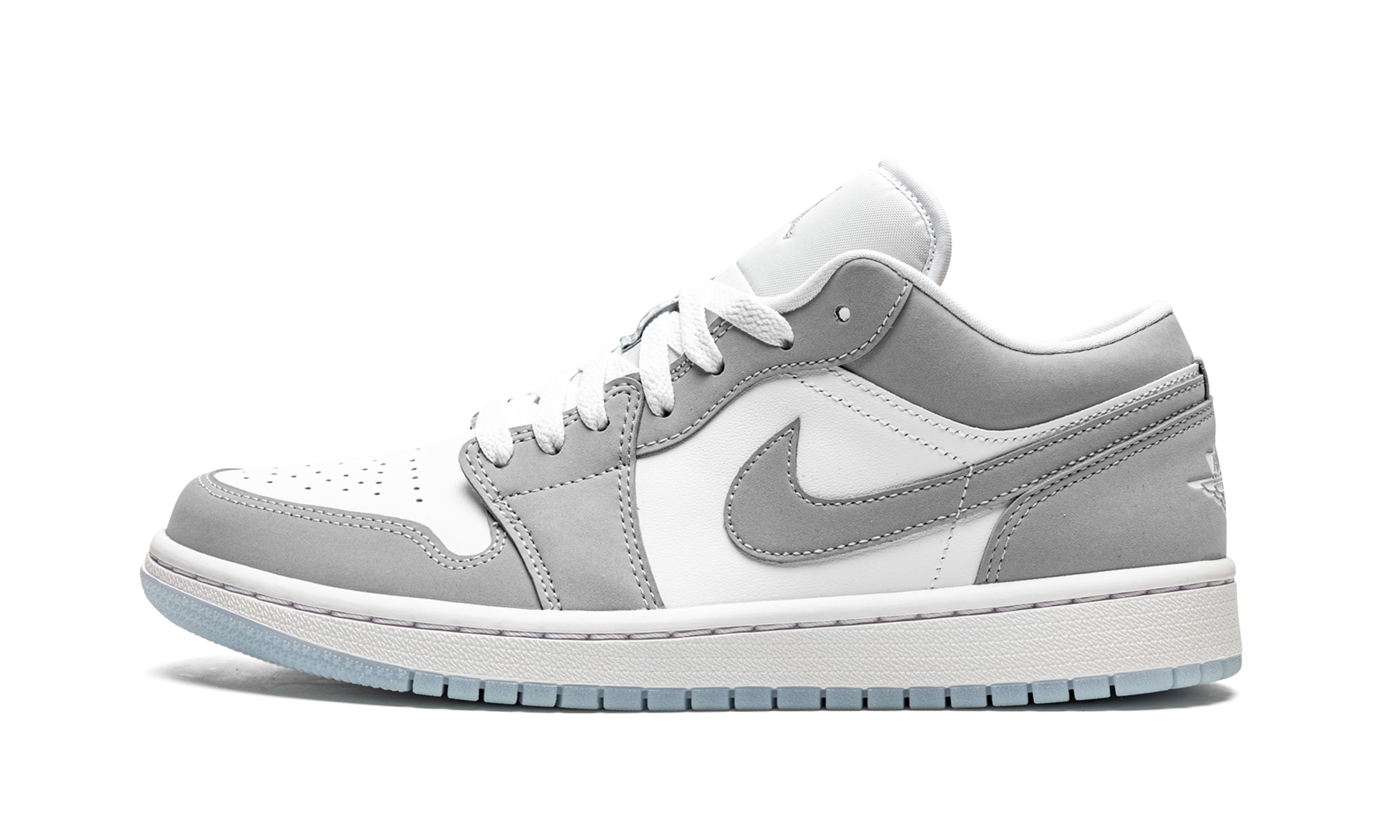 AIR JORDAN 1 LOW WMNS "White / Wolf Grey" DC0774 105 - Image 8