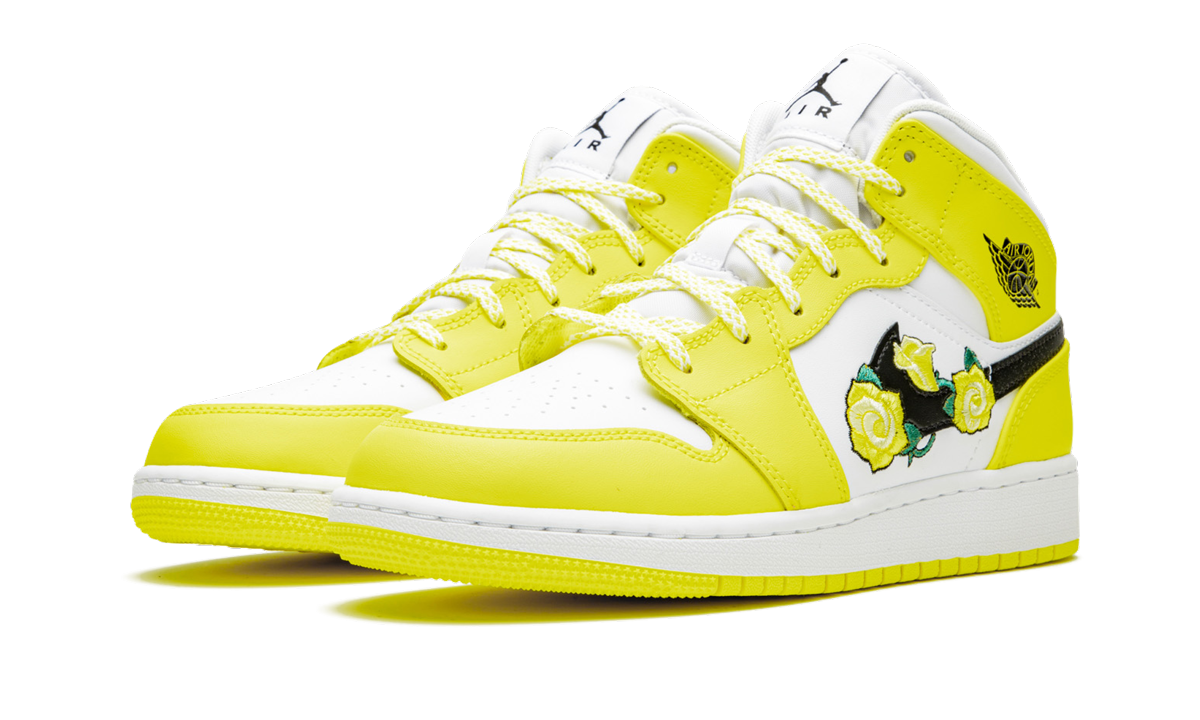 Air Jordan 1 Mid GS "Dynamic Yellow" AV5174 700 - Image 2
