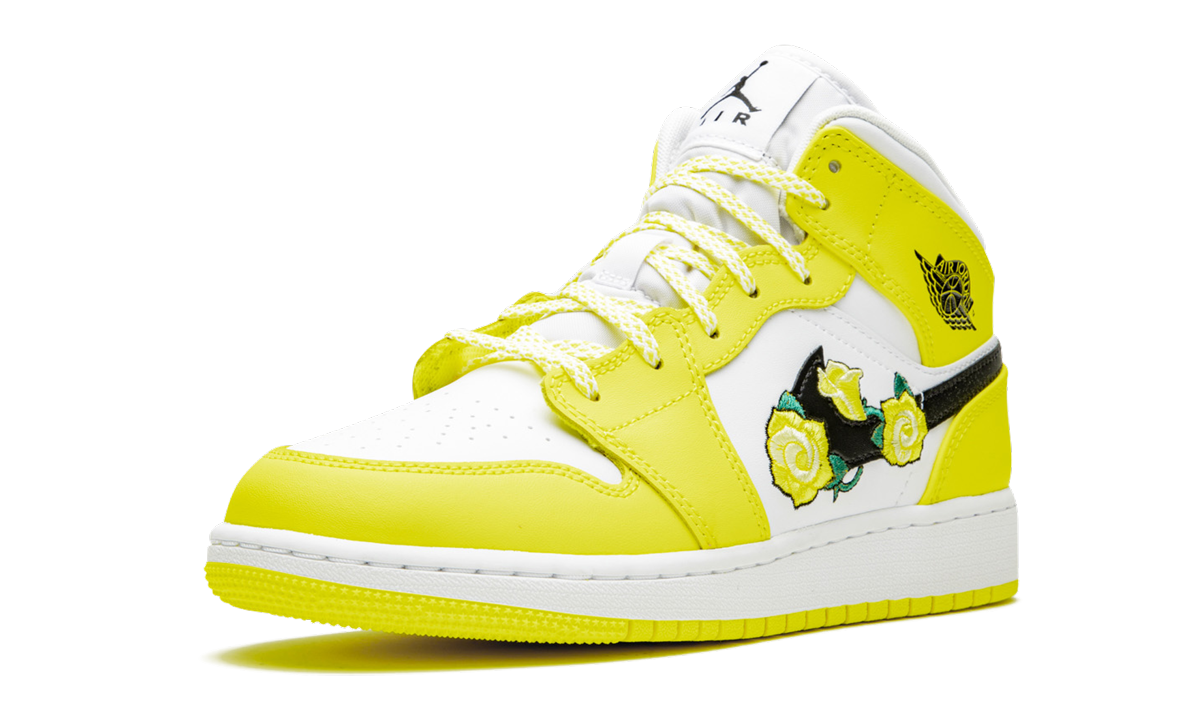Air Jordan 1 Mid GS "Dynamic Yellow" AV5174 700 - Image 4