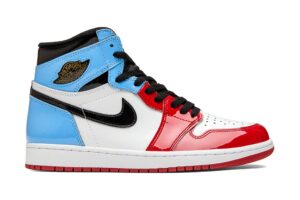 Air Jordan 1 OG Hi "Fearless" - White/University Blue/Varsity Red/Black