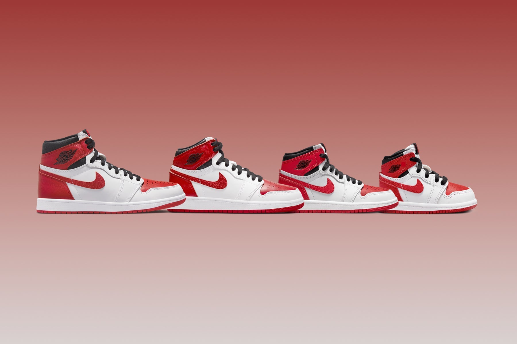 Air Jordan 1 Retro High OG 'Heritage' - White/University Red/Black - Image 2